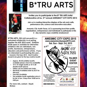 B*Tru Arts Collaborative at the Awesmic City Expo 2015 B*Tru Arts Collaborative at the Awesmic City Expo 2015